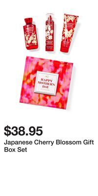 Bath & Body Works Japanese cherry blossom gift box set offer