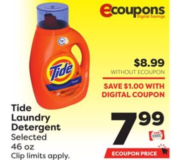 Weis Markets Tide laundry detergent offer