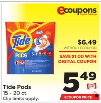 Weis Markets Tide pods offer