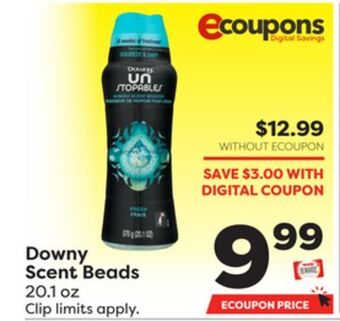 Weis Markets Downy scent beads offer