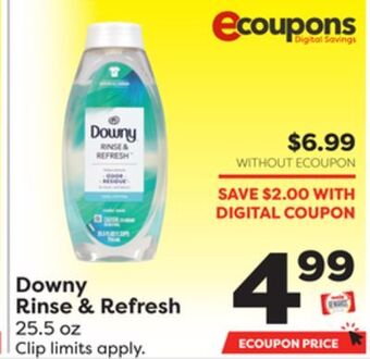 Weis Markets Downy rinse & refresh offer