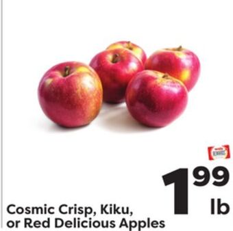 Weis Markets Cosmic crisp, kiku, or red delicious apples offer
