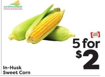 Weis Markets In-husk sweet corn offer