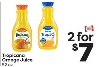 Weis Markets Tropicana orange juice offer