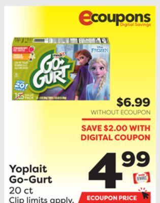 Weis Markets Yoplait go-gurt offer