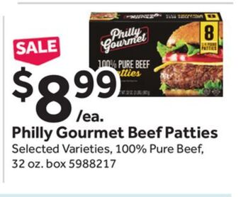 Stop&Shop Philly gourmet beef patties offer