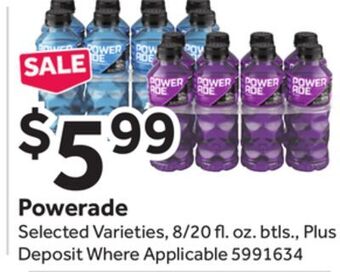 Stop&Shop Powerade offer