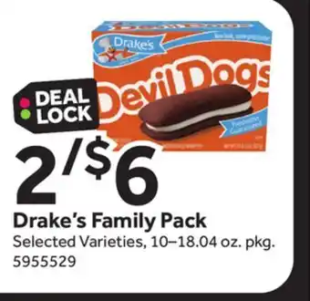 Stop&Shop Drake's family pack offer
