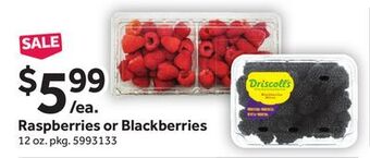 Stop&Shop Raspberries or blackberries offer