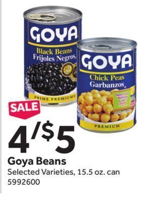 Stop&Shop Goya beans offer
