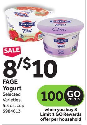 Stop&Shop Fage yogurt offer