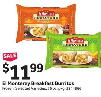 Stop&Shop El monterey breakfast burritos offer