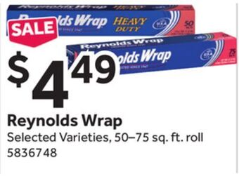 Stop&Shop Reynolds wrap offer