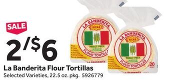 Stop&Shop La banderita flour tortillas offer