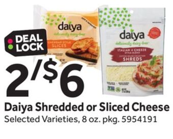 Stop&Shop Daiya shredded or sliced cheese offer
