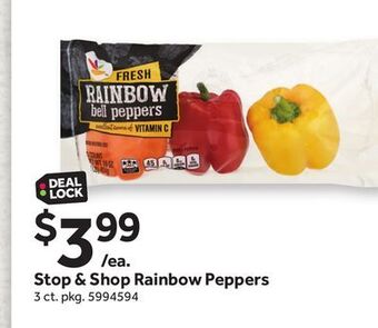 Stop&Shop Stop & shop rainbow peppers offer