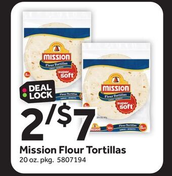 Stop&Shop Mission flour tortillas offer