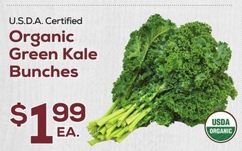 DeCicco & Sons Organic green kale bunches offer