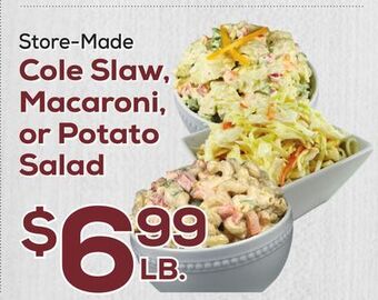 DeCicco & Sons Cole slaw, macaroni, or potato salad offer