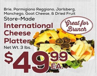 DeCicco & Sons International cheese platter offer