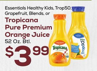 DeCicco & Sons Tropicana pure premium orange juice offer