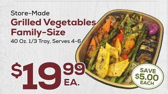 DeCicco & Sons Grilled vegetables family-size offer