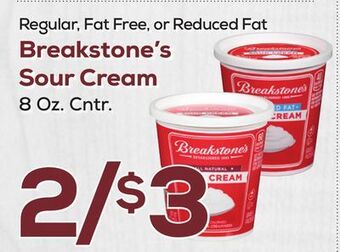 DeCicco & Sons Breakstone's sour cream offer