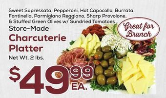 DeCicco & Sons Charcuterie platter offer