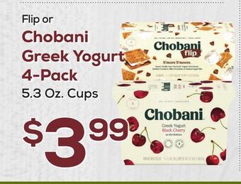 DeCicco & Sons Chobani greek yogurt 4-pack offer