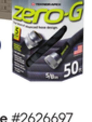 Lowe's Zero-g® 5/8-in x 50-ft premium-duty kink-free hose offer