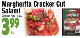 King Kullen Margherita cracker cut salami offer