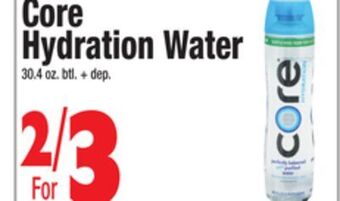 King Kullen Core hydration water offer
