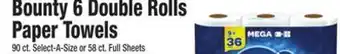 King Kullen Bounty 6 double rolls paper towels offer