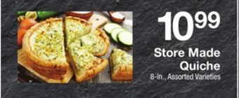The Fresh Grocer Store made quiche offer