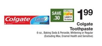 The Fresh Grocer Toothpaste offer