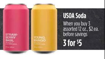 Harmons USOA Soda offer