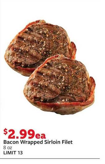 Fareway Bacon Wrapped Sirloin Filet offer