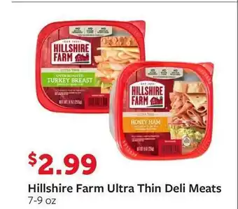 Fareway Hillshire Farm Ultra Thin Deli Meats offer