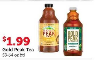Fareway Gold Peak Tea offer