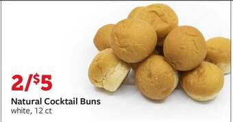 Fareway Natural Cocktail Buns offer