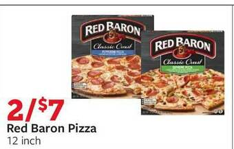 Fareway Red Baron Pizza offer