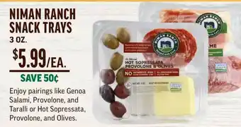 Central Market Niman Ranch Snack Trays offer