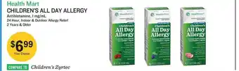 Health Mart Health Mart Children's All Day Allergy Antihistamine, 1 Mg-mL 24 Hour, Indoor & Outdoor Allergy Relief 2 Years & Older offer