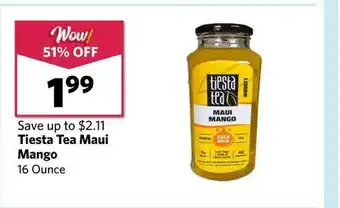 Grocery Outlet Tiesta Tea Maui Mango 16 Ounce offer