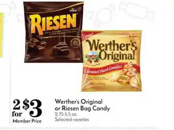 Pavilions Werther's Original Or Riesen Bag Candy offer