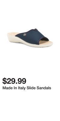 TJ Maxx Made in italy slide sandals offer
