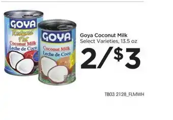 Food 4 Less Goya Coconut Milk offer
