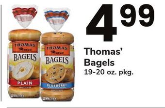 ACME Thomas' bagels offer
