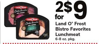 ACME Land o'frost bistro favorites lunchmeat offer