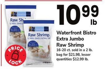 ACME Waterfront bistro extra jumbo raw shrimp offer